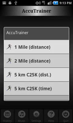 AccuTrainer android App screenshot 2